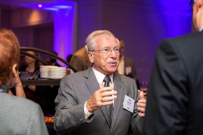 Elder man talking with hands